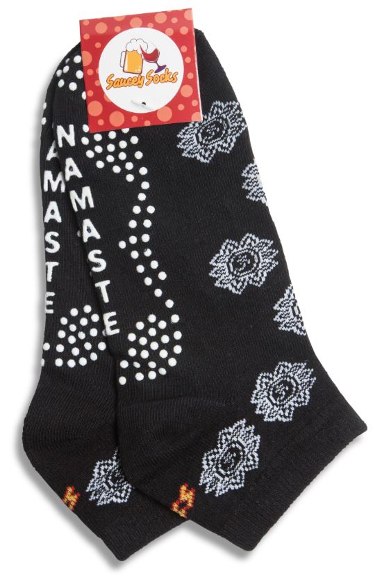 Namaste and Inhale/Exhale Non-Slip Yoga socks - 2 pack